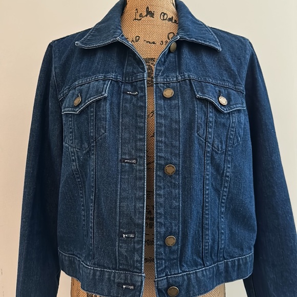 MICHAEL-MICHAEL KORS || Blue Denim Jacket. Sz. L - Picture 4 of 10